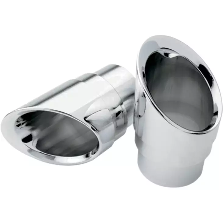 SLASHDOWN BILLET EXHAUST TIP CHROME - Pakoputket ja niiden osat - 18610743 - 1