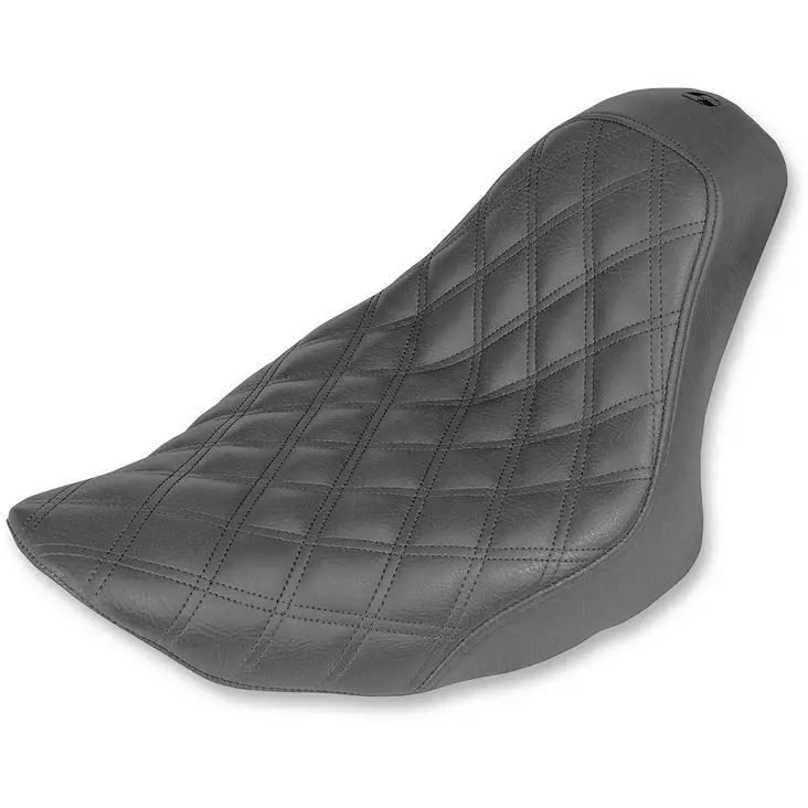SOLO SEAT RENEGADE™ LS FRONT VINYL|SADDLEGEL™ PLAIN BLACK - Satulat ja satulanpäälliset - 08020913 - 1
