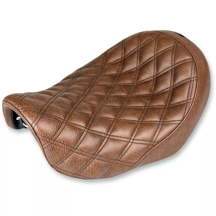 SOLO SEAT RENEGADE™ LS FRONT VINYL|SADDLEGEL™ PLAIN BROWN - Satulat ja satulanpäälliset - 08030553 - 1