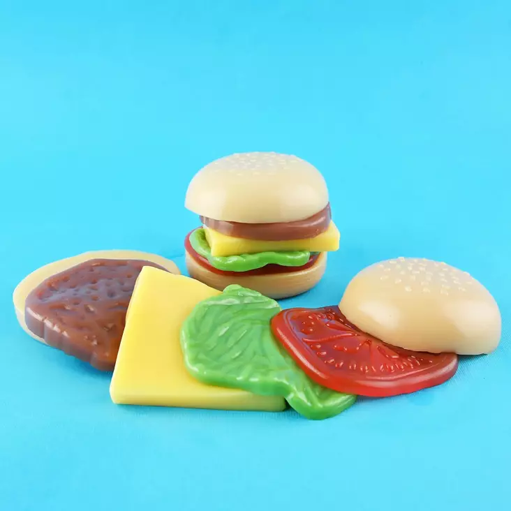 Squishy Burger stressilelu 7 cm - Stressilelut - LELU343 - 1