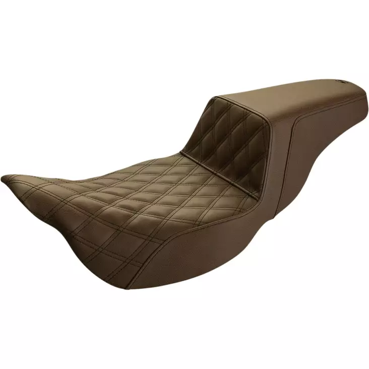 Step Up Seat - Lattice Stitched - Brown - FLH - Parts ryhmättömät - 08011283 - 1