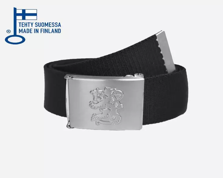 Suomileijona vyö, harjattu, joustava - Kangasvyöt - KV173 - 1