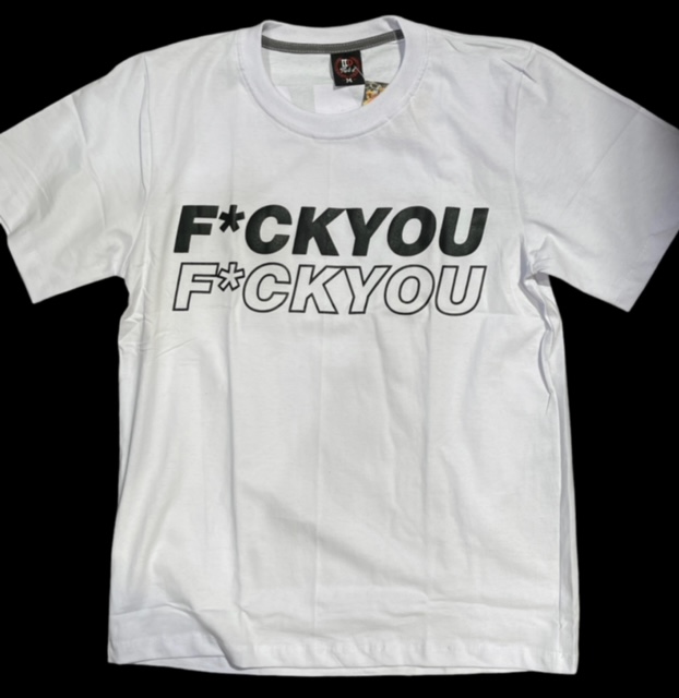 T-paita F*ck You, valkoinen - T-paidat - TP1373 - 1