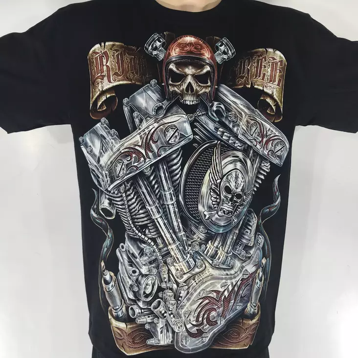 T-paita, Motor Skull V2 tribal - T-paidat - TP1213 - 1