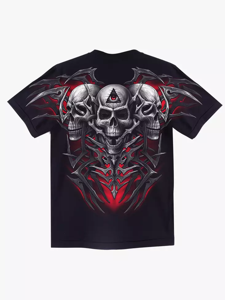 T-paita Three Skulls - T-paidat - TP1343 - 1