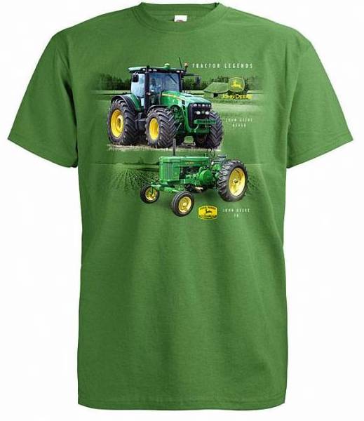 Tpaita John Deere vihreä etu kuvalla - T-paidat - TP1323 - 1