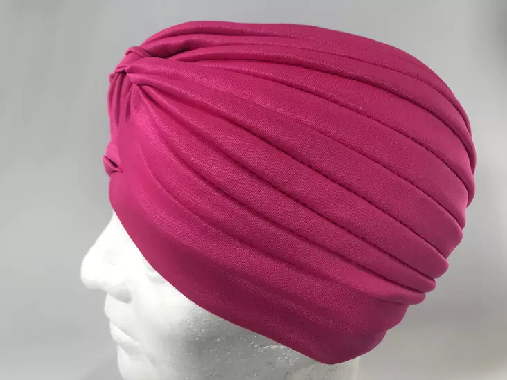 Turbaani, pinkki - Hiuskoristeet - HAT63 - 1