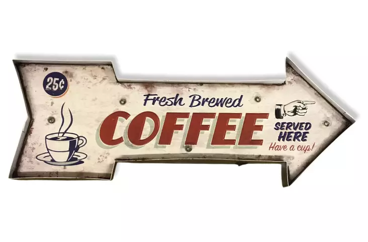 Valokyltti Fresh Brewed Coffee - Taulut, kehykset - PELT43 - 1