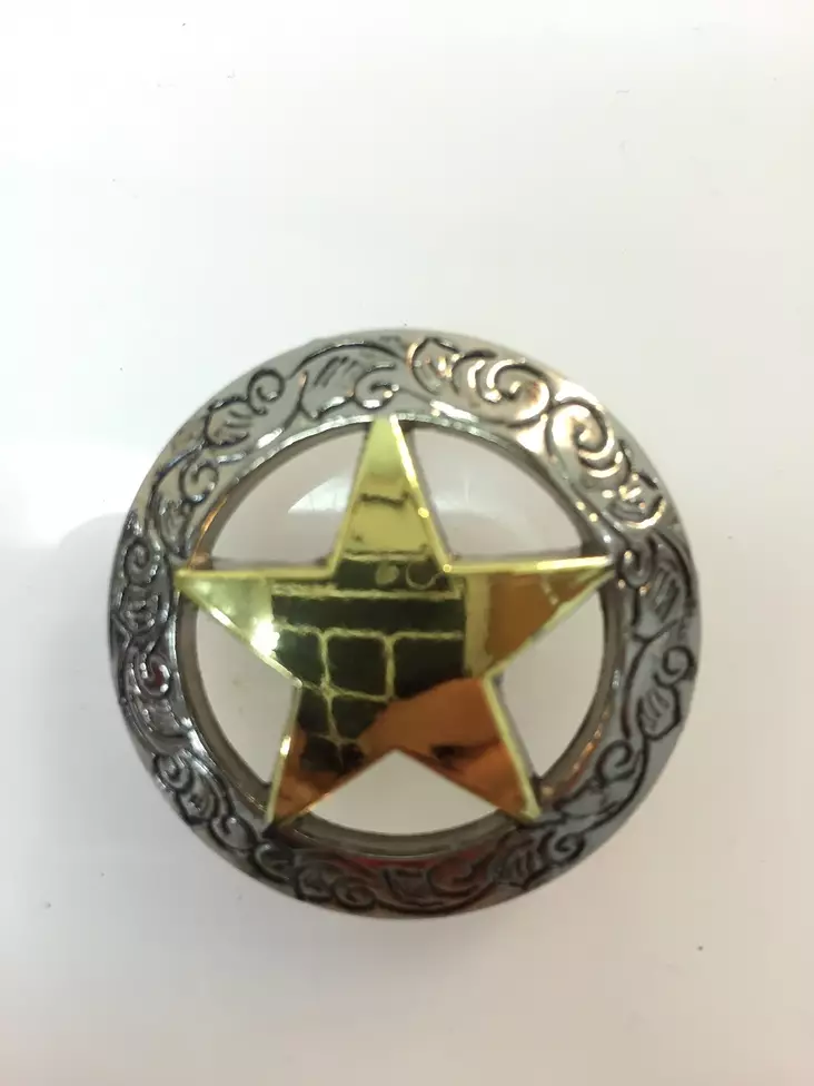 Vyökoriste ruuvilla, Tähti 35 mm 1 kpl - Nahkavyöt - PRT593 - 1