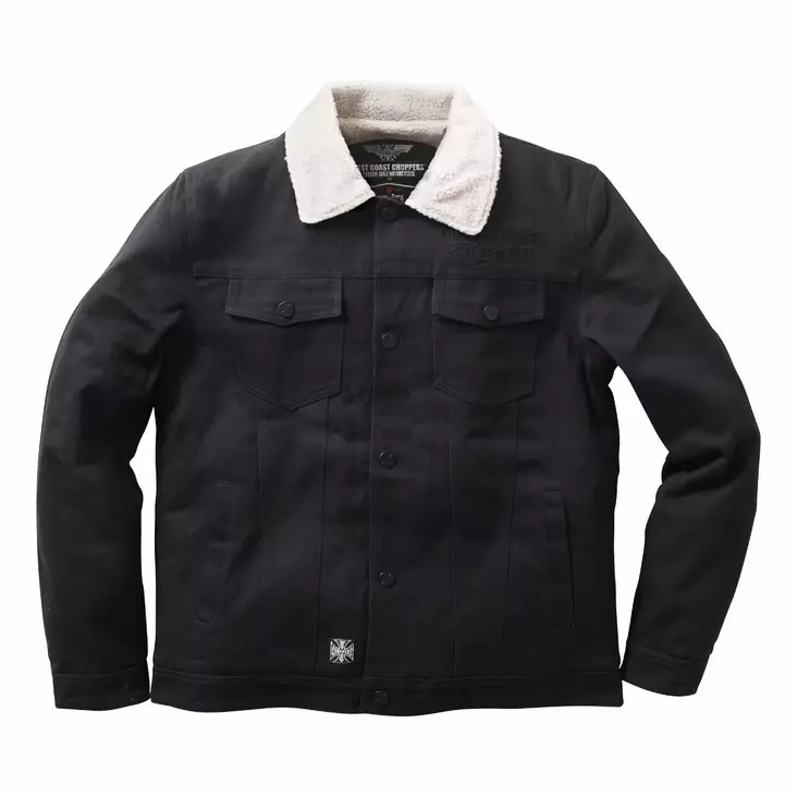 WCC farkkurotsi musta teddysisusta - Kangastakit - WCC223 - 1