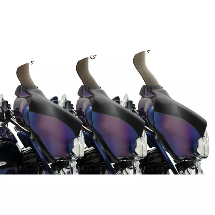 WINDSHIELD SPOILER OEM-FAIRING HARLEY DAVIDSON® 5" SMOKE - Tuulilasit ja etumaskit - 23500173 - 1