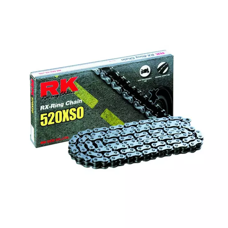 XSO 36 CLIP & RIVET LINK 520 X-RING REPLACEMENT DRIVE CHAIN / NATURAL|NATURAL / CARBON ALLOY STEEL - Ketjut ja ketjulinkit - 12220493 - 1