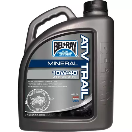 ATV TRAIL MINERAL 4-STROKE ENGINE OIL 10W-40 1 LITER - Öljyt - 36010144 - 1