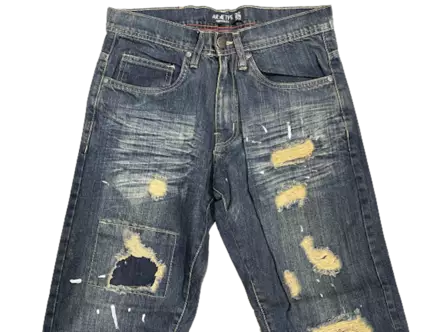 Farkut arketype blue denim valk roiskeet - Farkut - FAR64 - 2