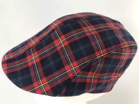 Flatcap, sinipuna scottiruutu one size - Flat Capit - LC544 - 1
