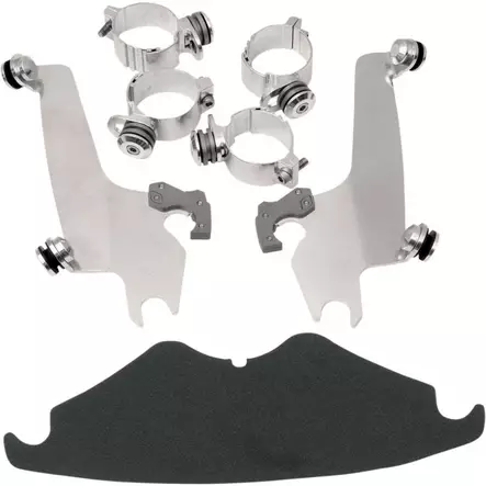 MOUNTING KIT TRIGGER-LOCK SPORTSHIELD-WINDSHIELD POLISHED - Tuulilasit ja etumaskit - 23200034 - 1