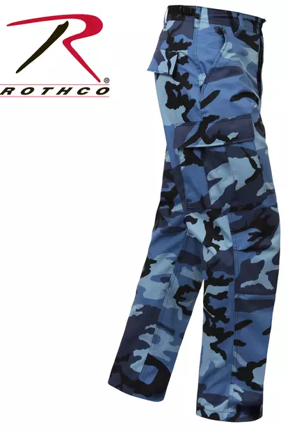 Reisitaskuhousut, Sky Blue Camo - Reisitaskuhousut - ROT24 - 2