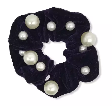 Violetti hiusdonitsi helmillä - Hiuskoristeet - PIN324 - 1