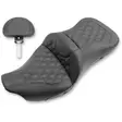 2-UP HEATED SEAT ROAD SOFA LS HEATED FRONT|REAR LEATHER|SADDLEGEL™ BLACK - Satulat ja satulanpäälliset - 08011044 - 1