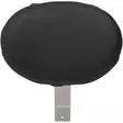 BACKREST EZ GLIDE II LARGE DRIVER OVAL LEATHER BLACK - Satulat ja satulanpäälliset - 08220154 - 1