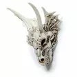 Dragon Skull metallikoristein - Kallot, Halloweenrekvisiitta - HOR424 - 2