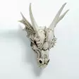 Dragon Skull metallikoristein - Kallot, Halloweenrekvisiitta - HOR424 - 4
