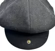 Flatcap Musta 8-Panel - Flat Capit - LC794 - 4