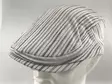 Flat Cap, mustavalkoraita - Flat Capit - LC514 - 1