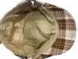 Flatcap ruskea ruutukuvio - Flat Capit - LC594 - 6