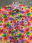 Havaijipaita, lila, värikkäät kukat - Kauluspaidat - KP184 - 2