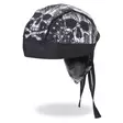 Headwrap,Hot Leathers, Skull Flag - Headwrapit - HW184 - 1