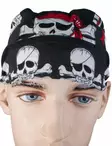 Headwrap, Musta, Kallot luut - Headwrapit - HW64 - 1
