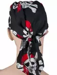 Headwrap, Musta, Kallot luut - Headwrapit - HW64 - 3