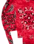 Headwrap, punainen, mustavalko kuviot - Headwrapit - HW154 - 4