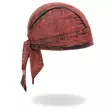 Headwrap, Rust Dye Denim - Headwrapit - HW244 - 4