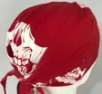 Headwrap, Skeleton face, punainen - Headwrapit - HW34 - 3