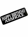 Kypärätarra, Happy Birthday Asshole - Tarrat - TAR74 - 1