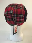 Lätsä, skottiruutu, punainen - Flat Capit - LC414 - 5