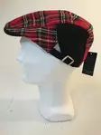 Lätsä, skottiruutu, punainen - Flat Capit - LC414 - 4