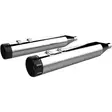 MUFFLERS 4.5" HP-PLUS® SLIP-ON W/BLACK KLASSIC END CAPS CHROME/BLACK - Pakoputket ja niiden osat - 18011284 - 1
