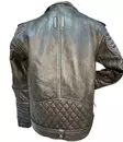 Nahkatakki Brown Biker Jacket - Nahkatakit - T604 - 2