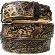 Nahkavyö kotkat naturel tuhtia nahkaa - Nahkavyöt - KV204 - 1
