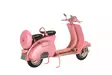 Nostalgia skootteri vaaleanpunainen - Pienoismallit - LELU294 - 2