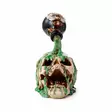 Pääkallo Screaming Skull with Green - Kallot, Halloweenrekvisiitta - HOR714 - 2