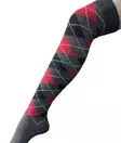 Pitkät sukat 38/41 Punamusta ruutu - Sukat - SU294 - 1