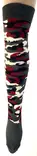 Pitkät sukat 38/41, pun/har/musta camo - Sukat - SU184 - 2