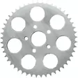 REAR CHAIN SPROCKET FLAT 51T STEEL/CHROME - Rattaat ja hihnapyörät - 12100604 - 1
