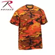 Rothco Oranssi camo tpaita - T-paidat - ROT54 - 2