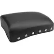 SOLO PILLION PAD RENEGADE™ SPORT REAR VINYL STUDDED BLACK|NATURAL - Satulat ja satulanpäälliset - 08050104 - 1