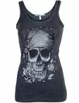 Tank top-Hot Leathers-Skull Bandana-NP534 - Topit - NP534 - 1